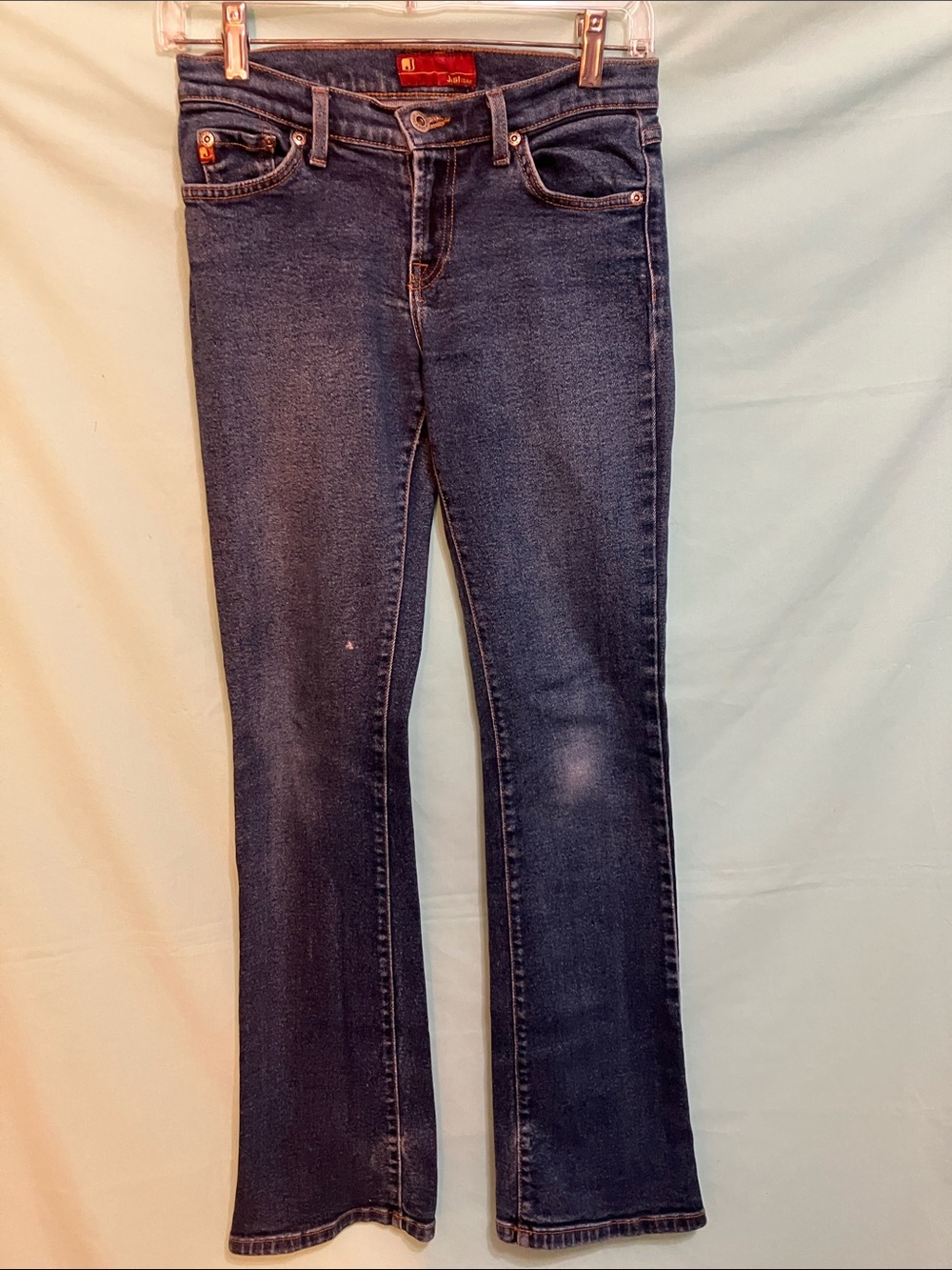 Just USA Dark Blue Flare Jeans - Picture 1 of 6